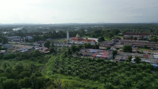 Aerial view Masjid Jamek Madinatul Ilmi