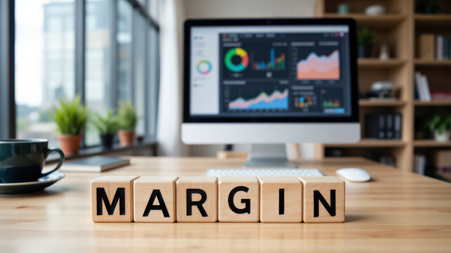 Margin profit analysis and pricing strategy for revenue growth, cost control, markup calculation and operating performance in sales planning, budgeting and business finance review process