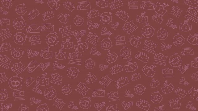 Vibrant abstract background featuring playful line art icons with lively color gradients, ideal for creative projects, designs, and visual storytelling.