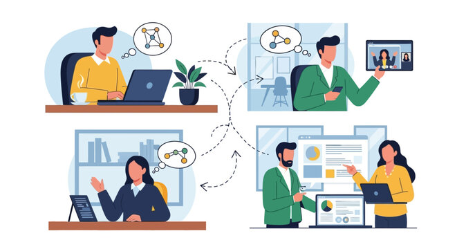 Remote Team Collaboration & Digital Communication: Connecting a Distributed Workforce