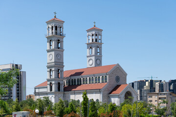 Obraz premium Cathedral of Saint Mother Teresa in Pristina, Kosovo