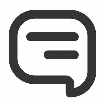 Message animation icon for social media, presentations, videos, websites. alpha channel