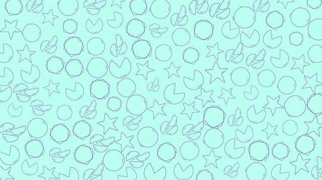 A vibrant collection of seamless pattern designs featuring stars, circles, and abstract shapes perfect for creative projects and backgrounds.