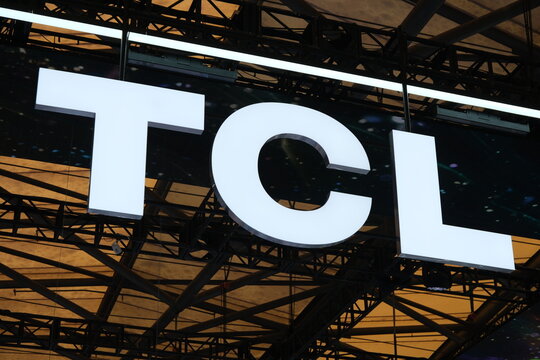 Shanghai,China-March 14th 2026: TCL company brand logo