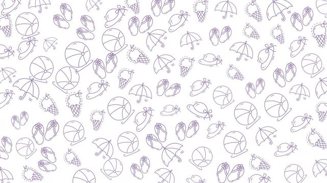 A seamless purple butterfly pattern combined with geometric shapes, perfect for background, textile, and design projects with elegant, artistic appeal.