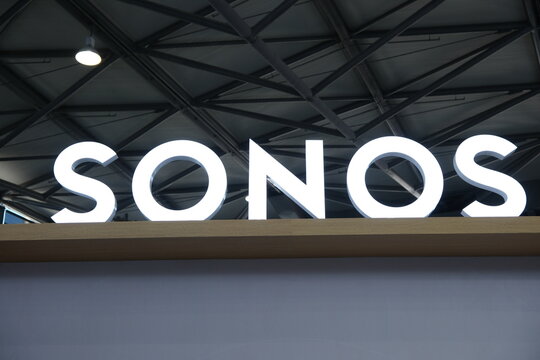 Shanghai,China-March 14th 2026: SONOS brand company logo