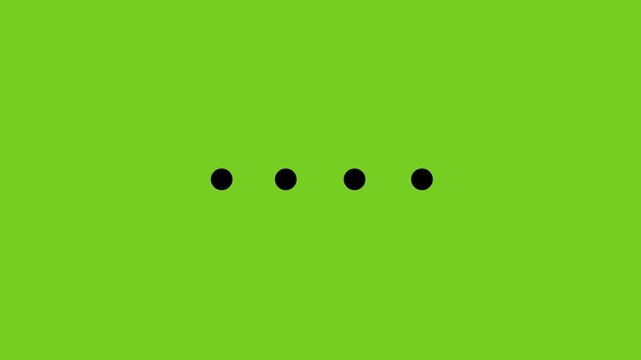 Website loader animation. Colorful loading progress icon animation for web design on green background. 4k video