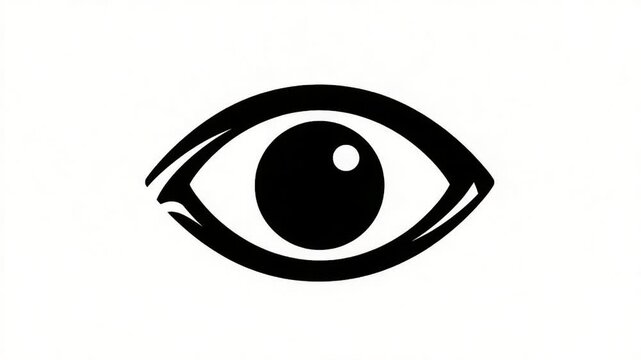 Black eye icons on white.