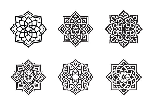 set gathering geometric islamic