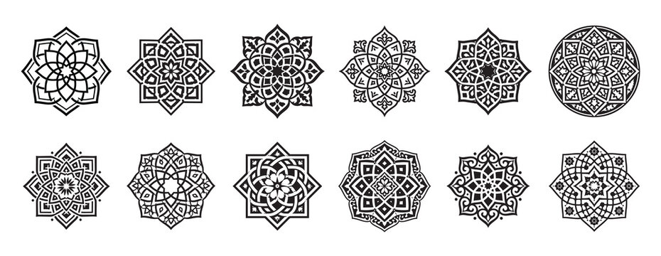 set gathering geometric islamic