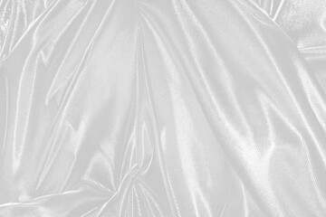 Obraz premium Crumpled Grey Linen Overlay Texture - Grunge Fabric Background. Ideal for Vintage Effects, Photo Blending, or Grunge-Style Backgrounds in Design Projects