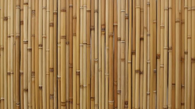 Bamboo wood pattern texture, top-down view, slow pan motion, 4K