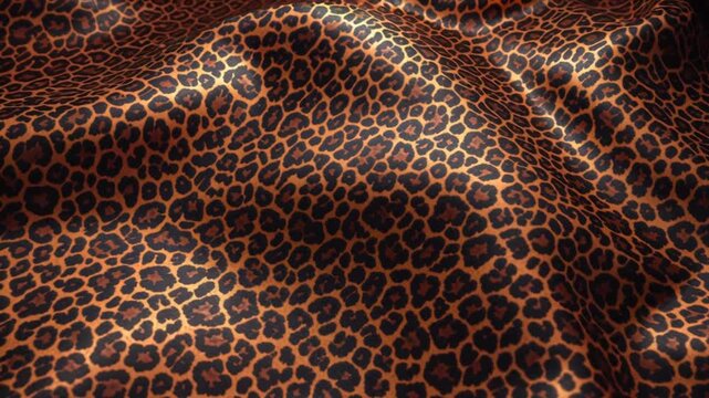 leopard print fabric movement