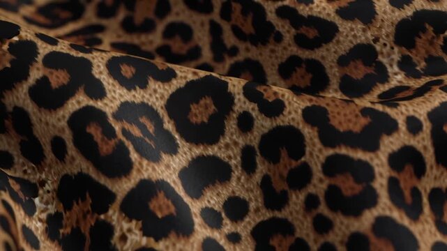 leopard print fabric movement