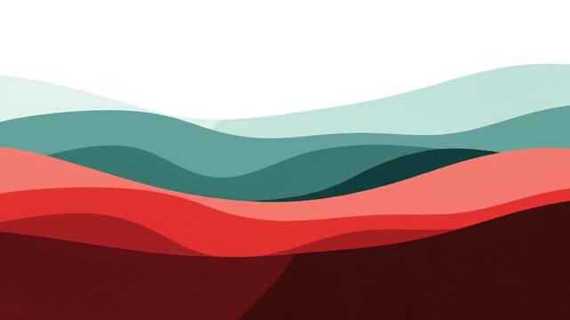 Abstract layered colorful waves background design for creative projects.