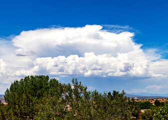 Fototapeta premium big fluffy clouds