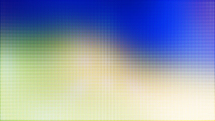 Fototapeta premium Digital Abstract Blue and Yellow Gradient Background with Fine Halftone Dot Texture