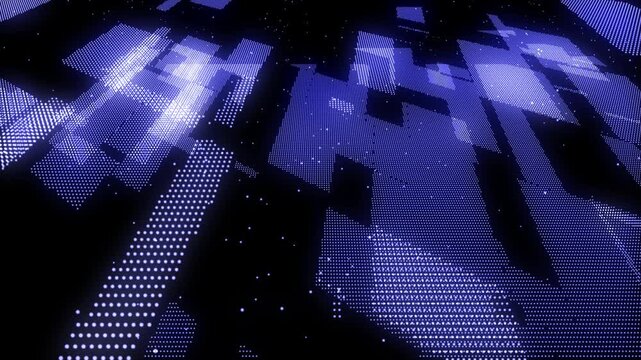 Cybersecurity network protection for IT security presentations, firewall software demos, and data protection videos. Defense technology blue background