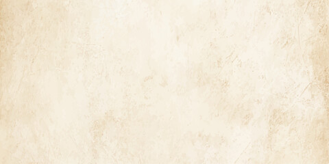 Obraz premium Light beige vintage paper texture with subtle mottled grunge effect, elegant parchment background for design. A blank antique parchment page featuring a stained brown grunge texture 