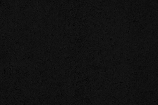 Black Rough Wall Texture Background With Grunge Surface For Dark Minimal Design