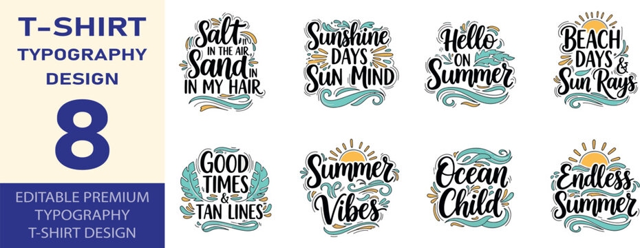 Summer sayings for t shirt design beach quotes sun ocean