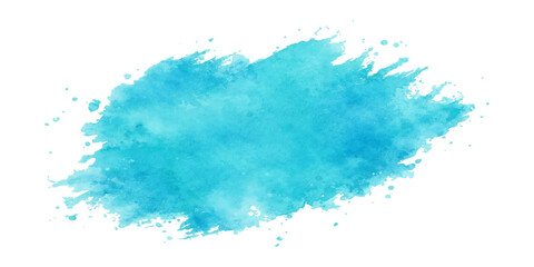 An artistic blue and pink abstract watercolor background featuring grunge brush strokes, colorful ink splashes, and paint splatters on a textured paper pattern illustration