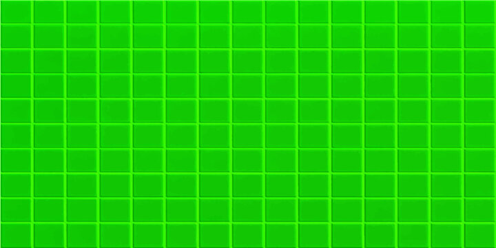 A seamless green plaid fabric texture featuring a geometric tartan pattern of squares and lines for a decorative wallpaper vector backdrop or surface design illustration