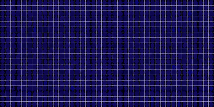 A dark blue grid background composed of numerous small square tiles