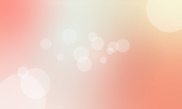 Light pastel colored gradient background with circles.Abstract spring season blurry vector texture. Nature gradient background with bubbles. Vector soft background.