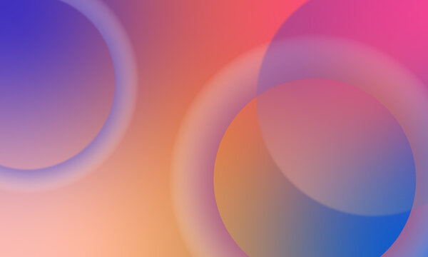 Light orange,pink,purple pastel colored gradient background with blurry circles. Abstract spring,summer season blurry vector texture.Gradiant background. Vector soft background.