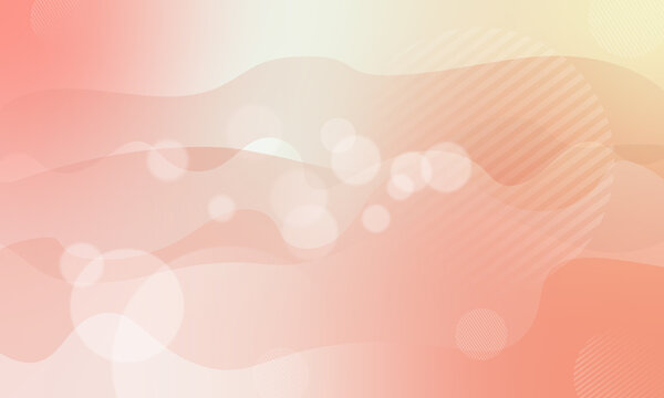 Light pastel colored gradient background with circles.Abstract spring season blurry vector texture. Nature gradient background with bubbles. Vector soft background.