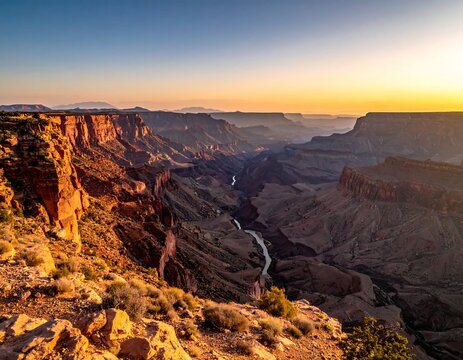 Grand Canyon sunrise vista (1)