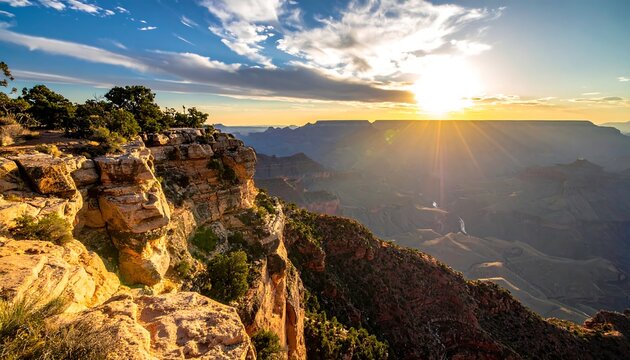 Grand Canyon sunset vista