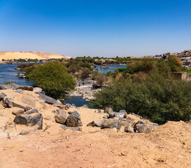 Nuba, Nile River, Aswan, Egypt 