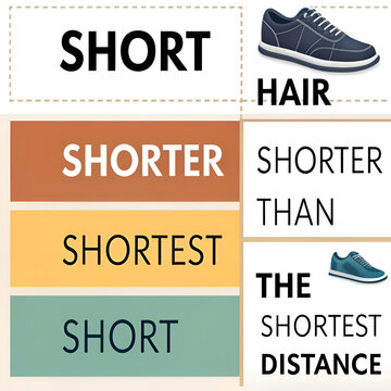 comparative adjectives for word short