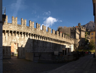 Fototapeta premium Castle of Montebello in Bellinzona, Ticino