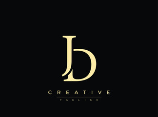 Gold letter b logo with creative tagline on transparent background © drawfastpro