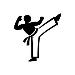 Korean Taekwondo Uniform Icon