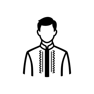 Philippines Barong Tagalog Formal Icon