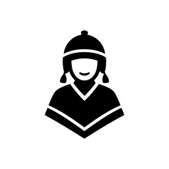 Andean Traditional Chullo Poncho Icon