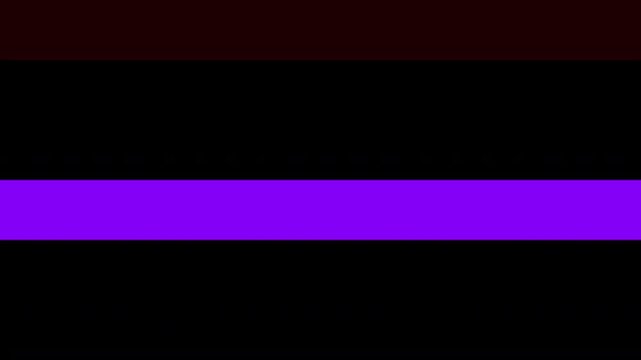 flicker six color horizontal bar rgb split transition transparent background. motion transition 4k video with alpha channel