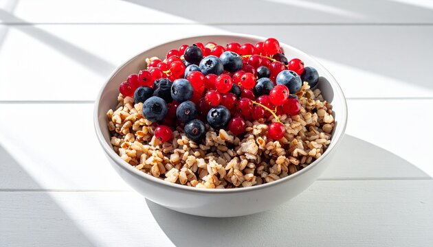 Icelandic Skyr with Barley and Wild Berries