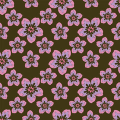 Fototapeta premium seamless floral pattern
