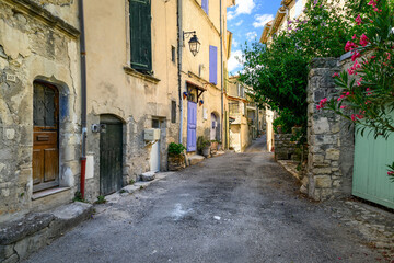Old and beautiful small town architecture - France