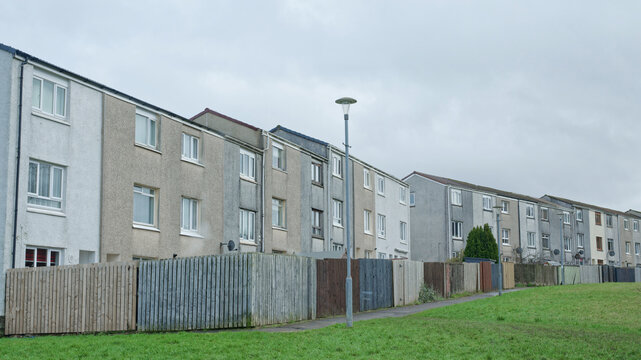 Council housing in poor area of Glasgow