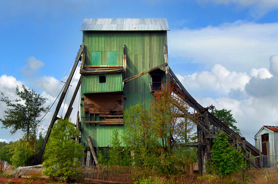Abandoned  Shaft House in Upper Peninsula