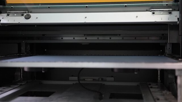 Souvenir printer in progress. The electromechanical pen and souvenir printing machine works by moving the print head