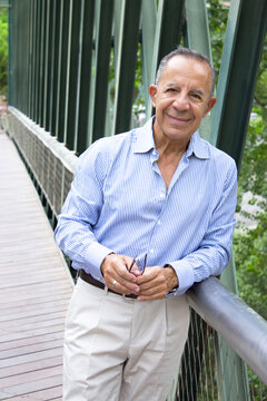 Older man with a youthful and energetic appearance