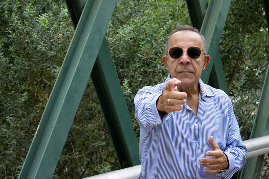Older man with a youthful and energetic appearance