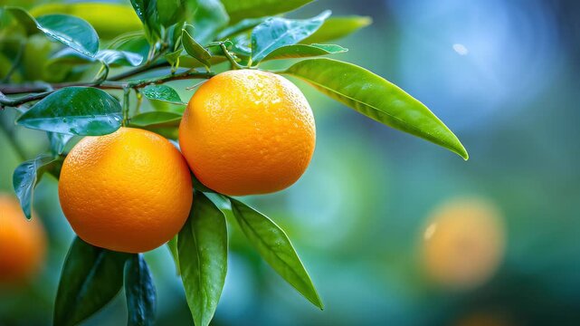 Watch Oranges Grow in the Garden and Learn How Nature Nurtures Fruit Development